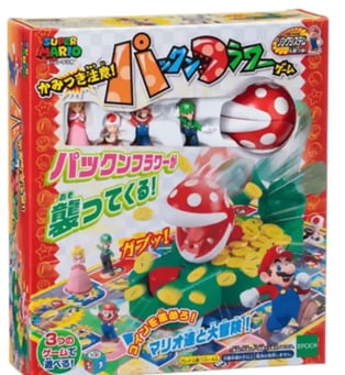 スーパーマリオ噛みつき注意！パックンフラワーゲーム