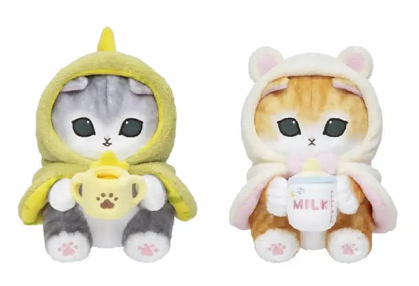 ぬいぐるみ ふわふわポンチョニャン