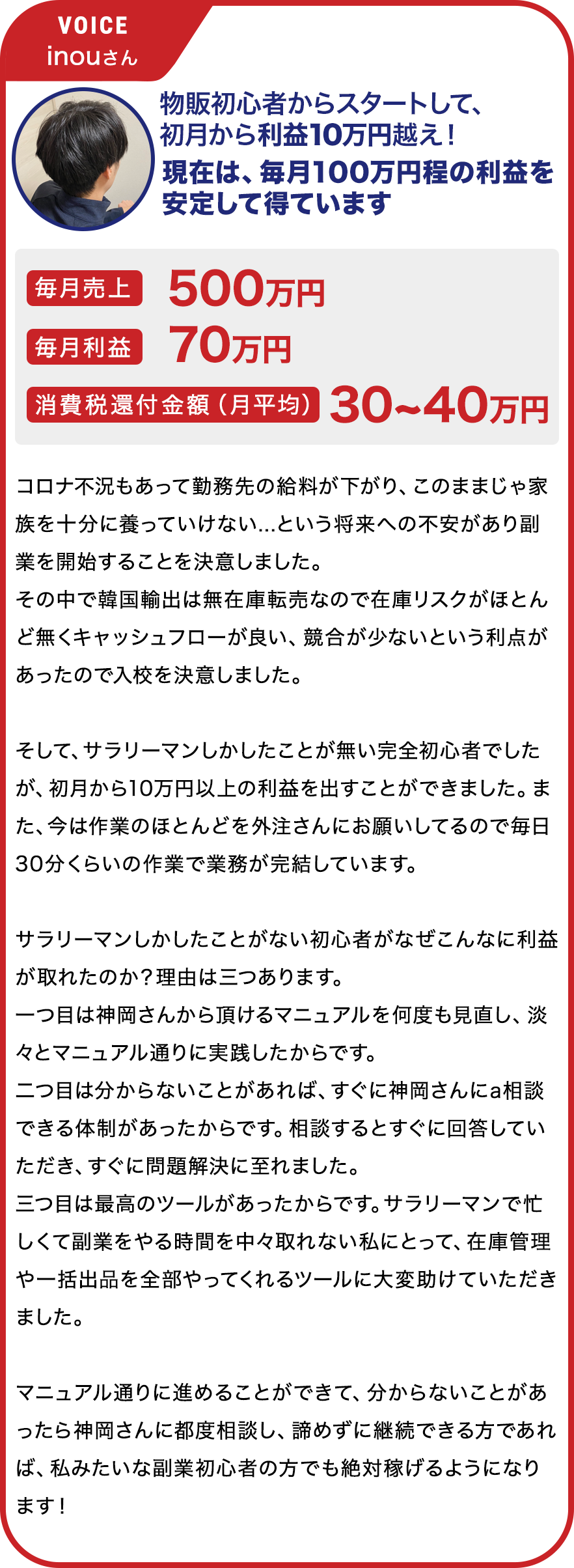 VOICE inouさん